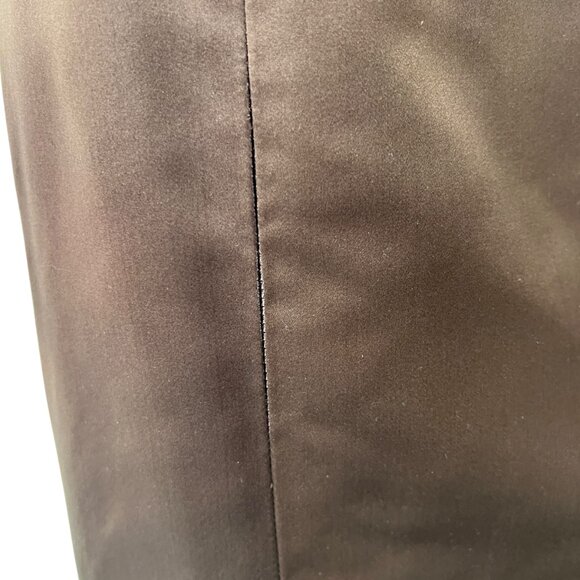 Maria Pinto Brown Silk Long High Waist Flared Skirt size 0-2 - Picture 3 of 11